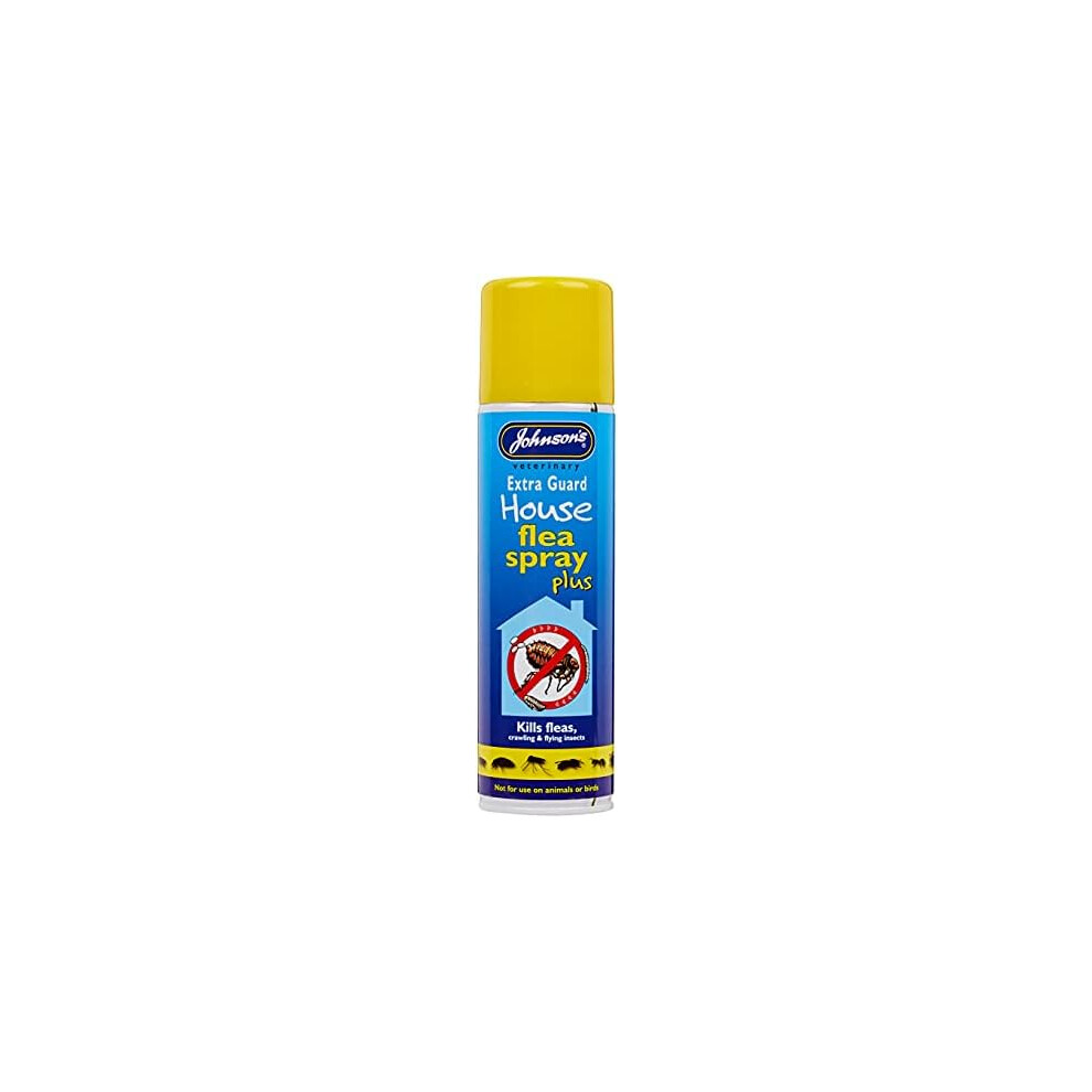 Johnsons Extra guard Household Flea Spray Plus 250ml,WHITE