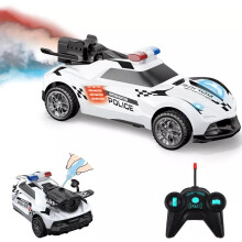 RC Police Smoking Spray Radio Remote Control Car RC Smoke Car