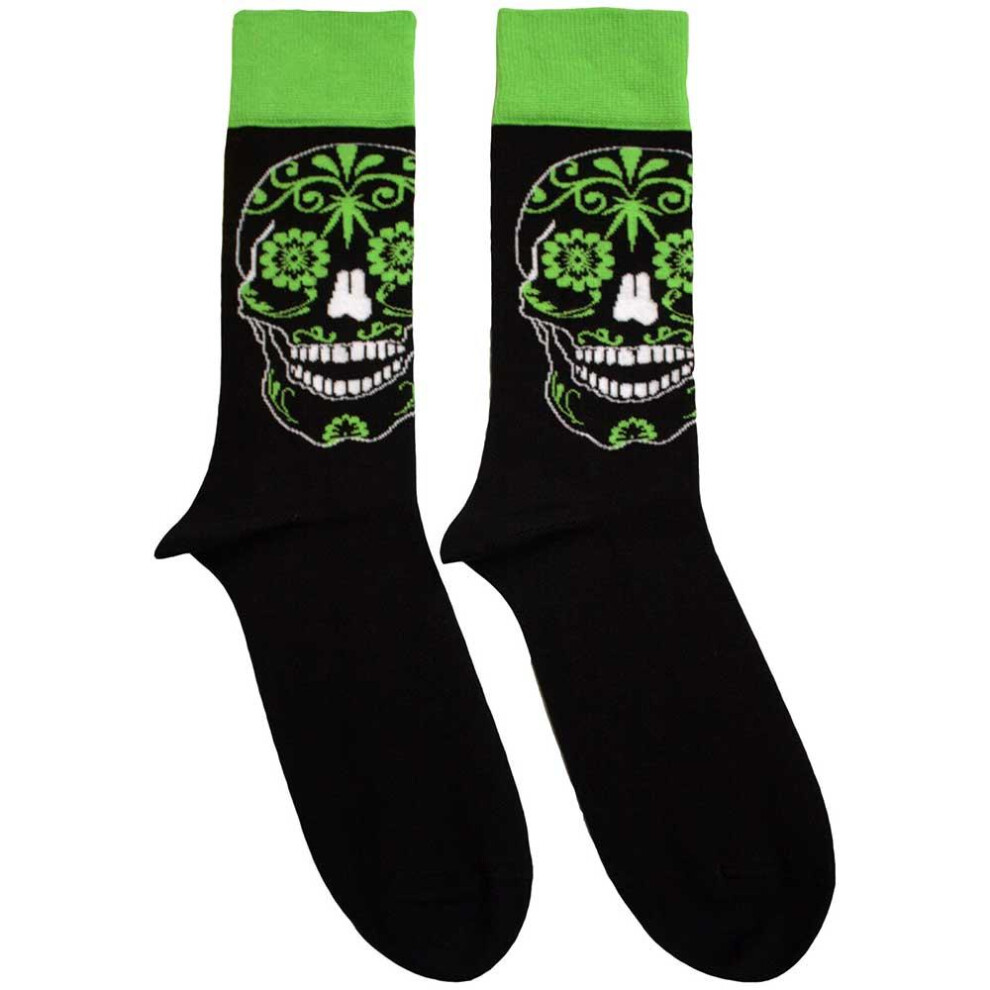 Cypress Hill Men's Black Unisex Adult Skull Socks