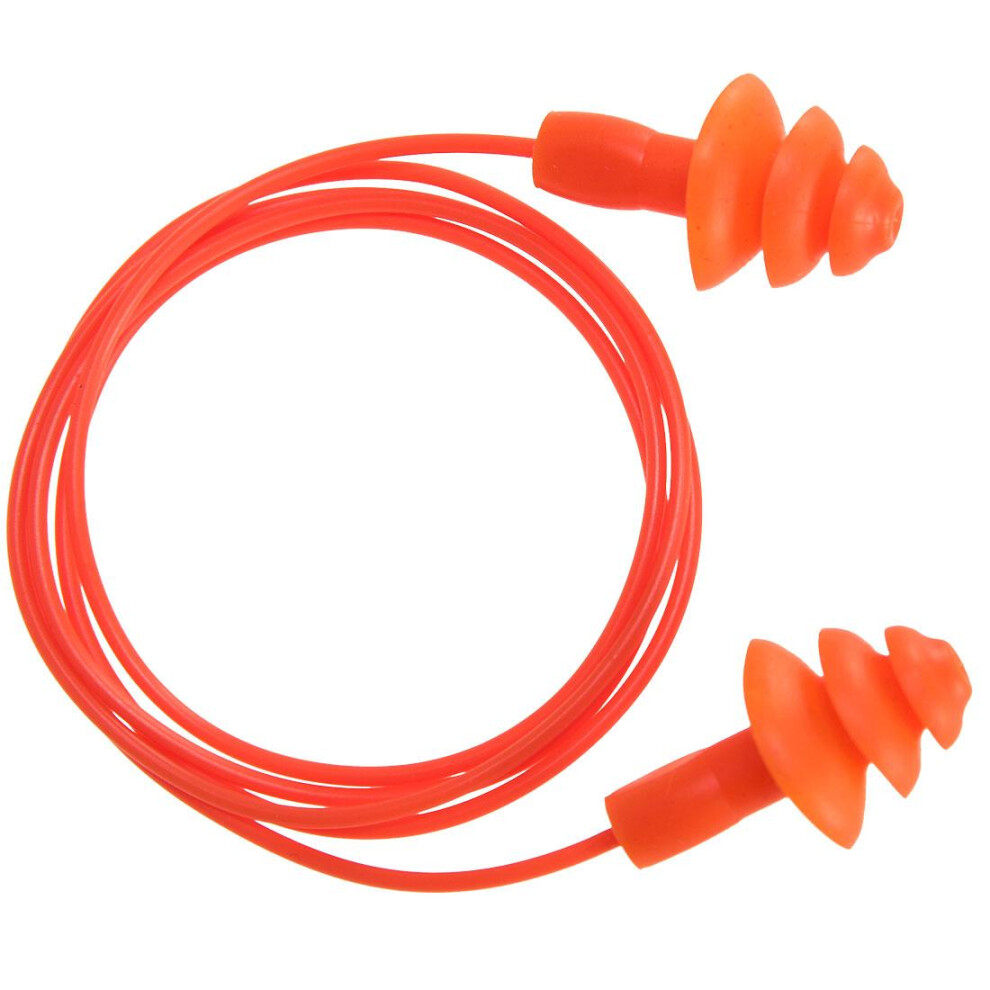 Portwest Reusable EP04 Corded TPR Ear Plugs (Pack of 50)