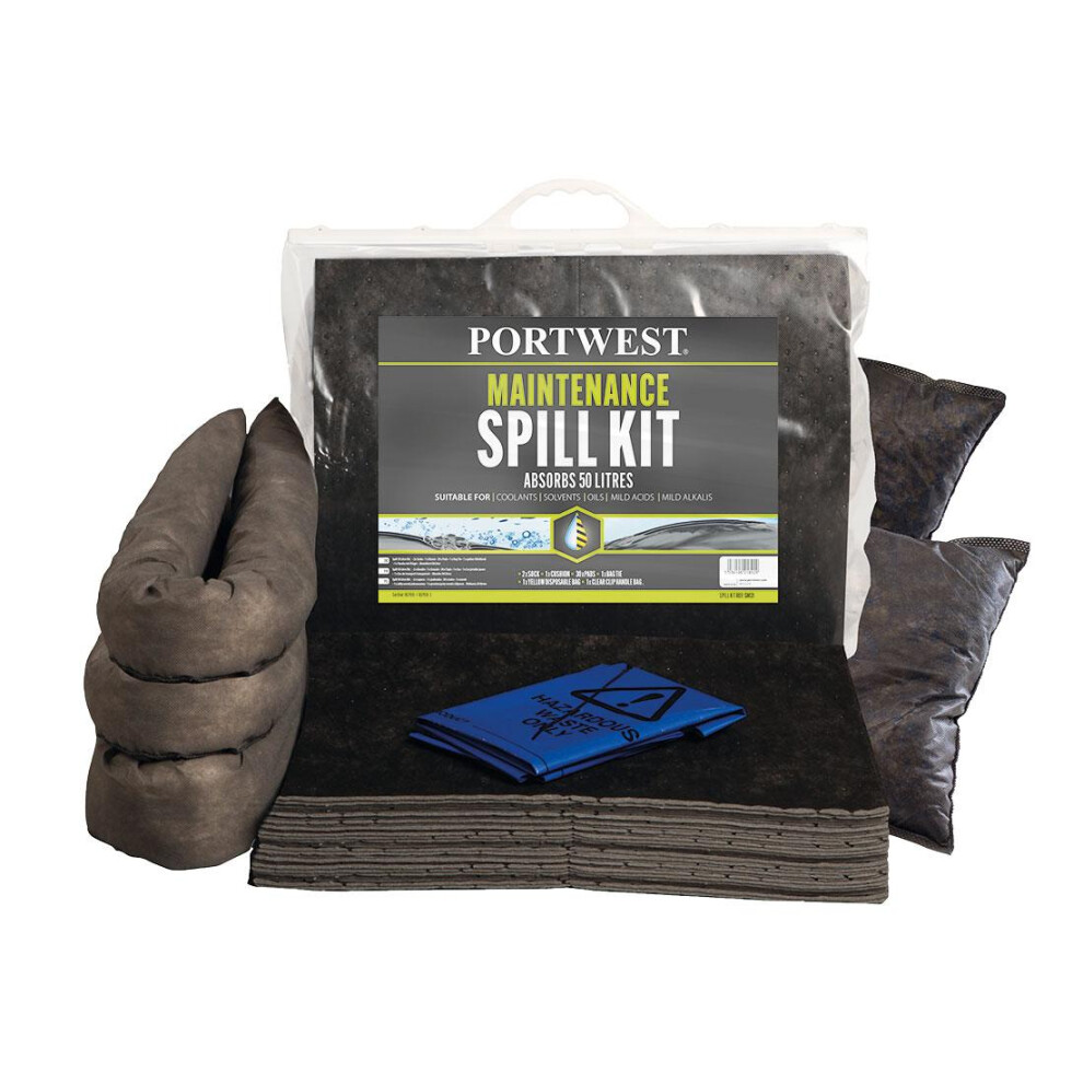 Portwest 50L Chemical Spill Kit