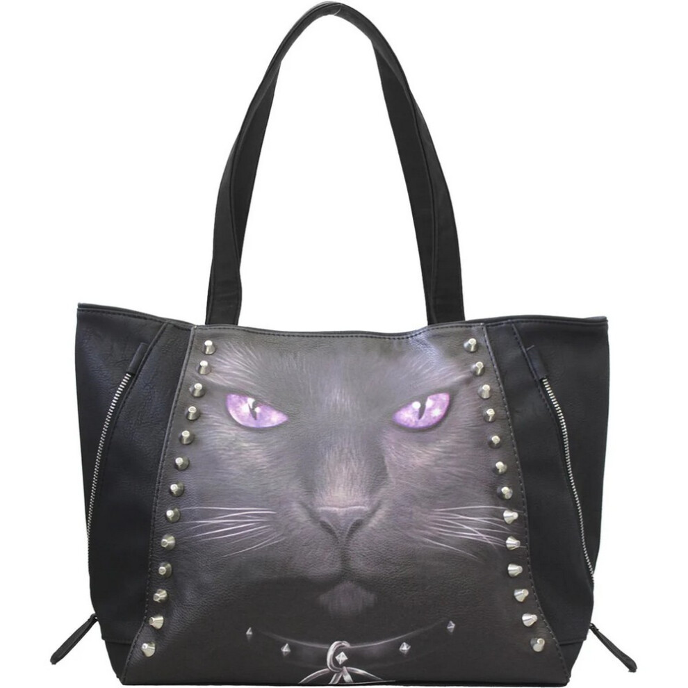 Spiral Direct Black Cat Tote Bag