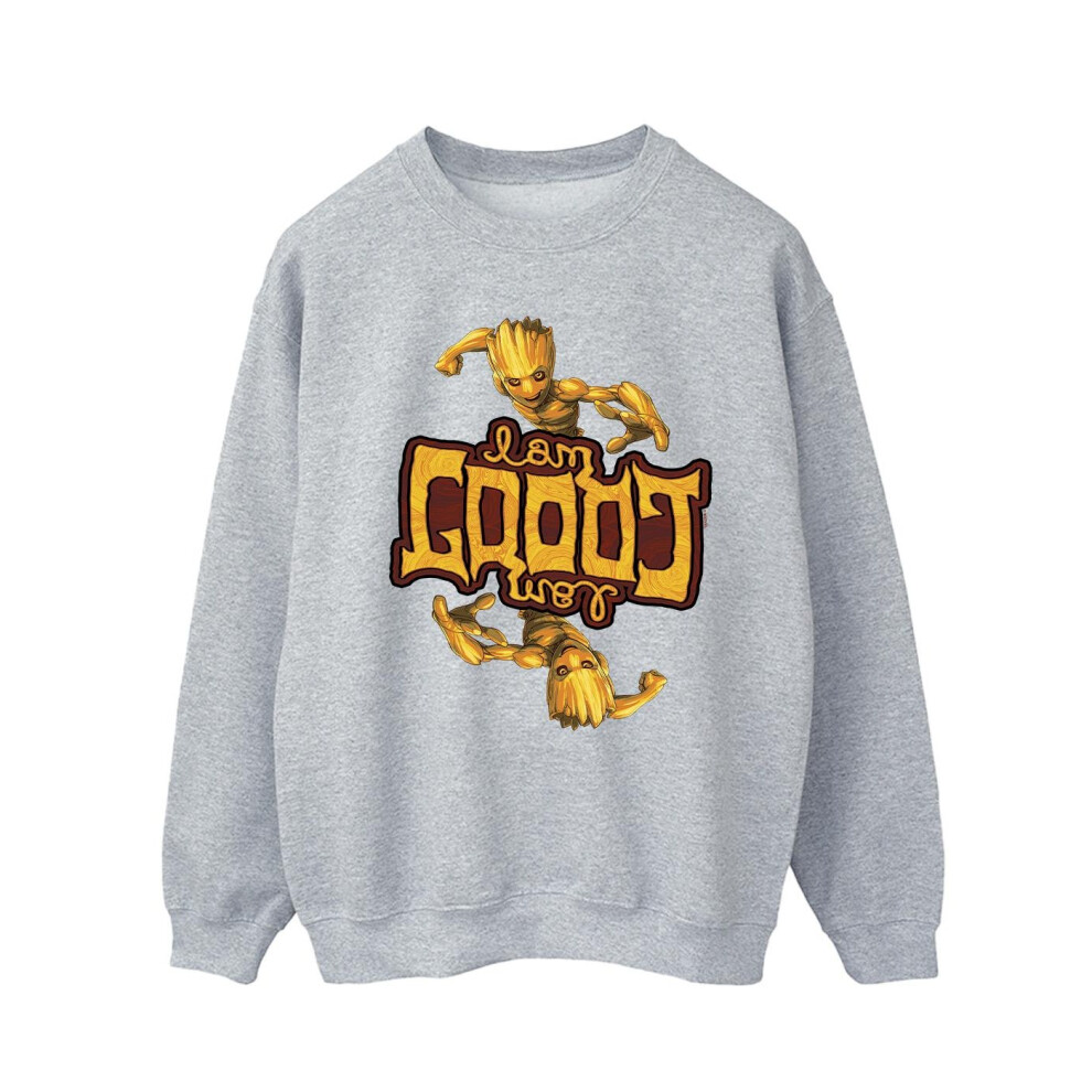 Guardians Of The Galaxy Groot Inverted Grain Sweatshirt