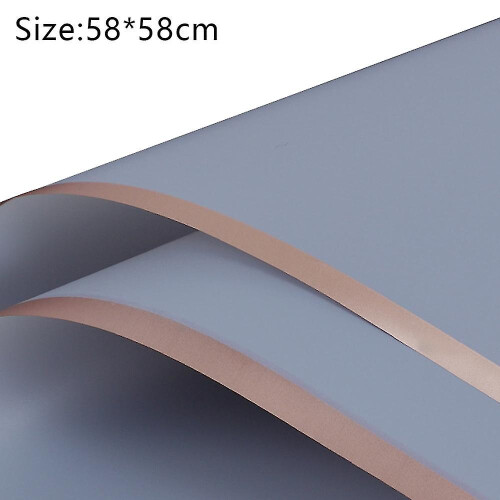 (light grey) 20 Counts Ed Flower Wrap ,diy Pack, Fl Wrap 58 * 58cm 2