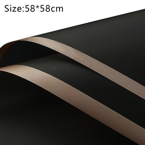 (black) 20 Counts Ed Flower Wrap ,diy Pack, Fl Wrap 58 * 58cm 2