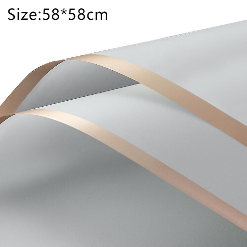 (Transparent) 20 Counts Ed Flower Wrap ,diy Pack, Fl Wrap 58 * 58cm 2