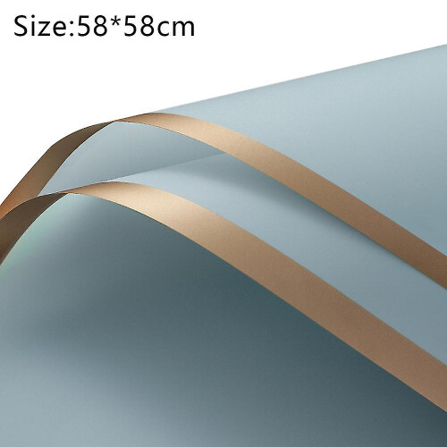 (Moonlight Blue) 20 Counts Ed Flower Wrap ,diy Pack, Fl Wrap 58 * 58cm 2