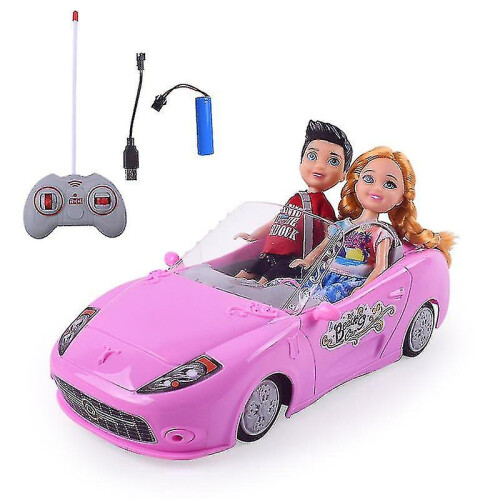 Mondo Motors- Barbie Dream Car 43cm Voiture radiocommandée-Cabriolet
