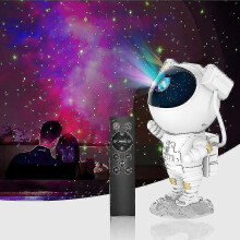 Astronaut Galaxy Projector Starry Sky Night Light, Astronaut Star Projector With Nebula, Timer And Remote Control, Starry Lamp For Bedroom And Ceiling