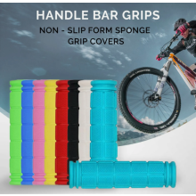 (Pink) Soft Bicycle Handlebar Grips MTB BMX Hand Grip