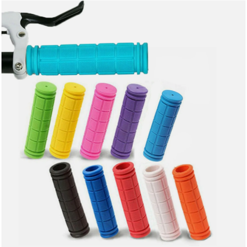 (Yellow) Soft Bicycle Handlebar Grips MTB BMX Hand Grip 2