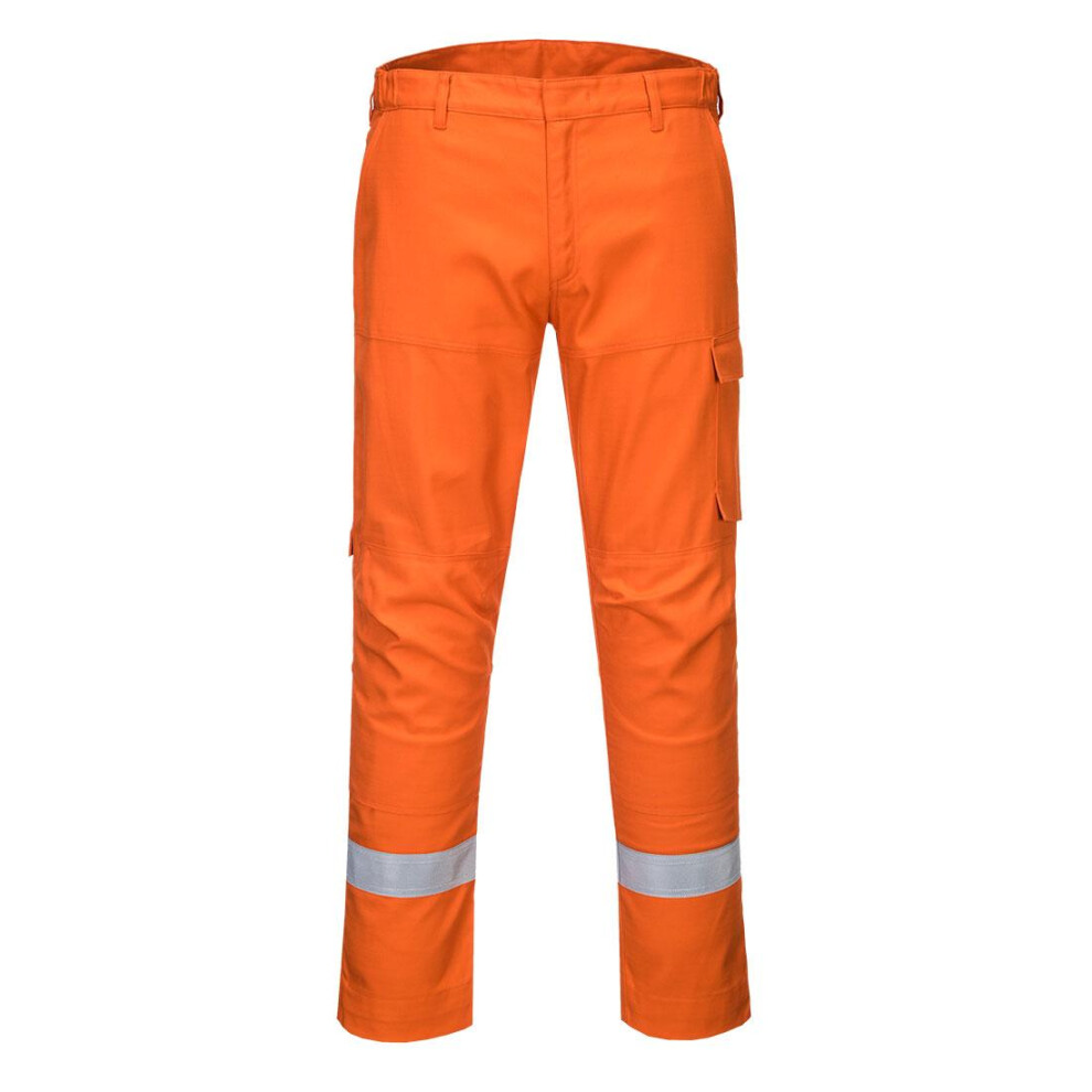 (41R, Orange) Portwest Mens Bizflame Ultra Trousers