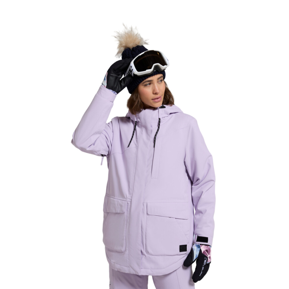 (8 UK, Lilac) Animal Womens/Ladies Tignes Ski Jacket