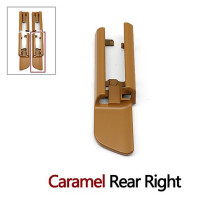 (Caramel Rear Right) Interior Car Seat Sliding Track Rail Cover Replacement For Bmw 5 Series G30 G31 G38 2016 2020