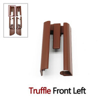 (Truffle Front Left) Interior Car Seat Sliding Track Rail Cover Replacement For Bmw 5 Series G30 G31 G38 2016 2020