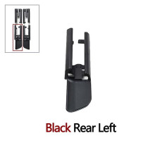 (Black Rear Left) Interior Car Seat Sliding Track Rail Cover Replacement For Bmw 5 Series G30 G31 G38 2016 2020