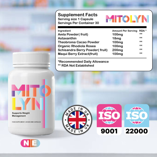 Mitolyn – Supliment pentru susținerea mitocondriilor, 30 de capsule 1