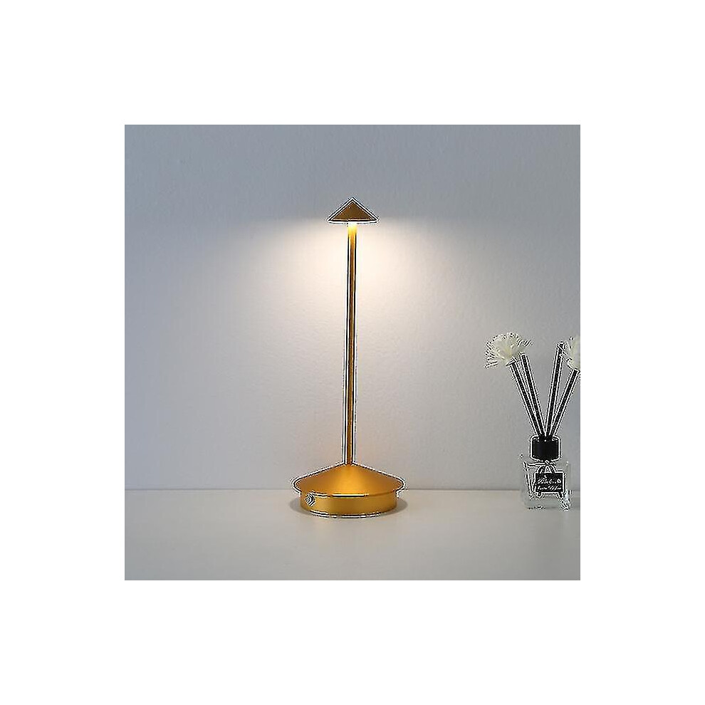 (gold) Rechargeable Table Lamp Creative Dining Touch Led Hotel Bar Coffee Pina Pro Table Lamp Lampada Da Tavolo Decorative Desk Lamp -ys-image-OPC-PFTKFFK-NEW