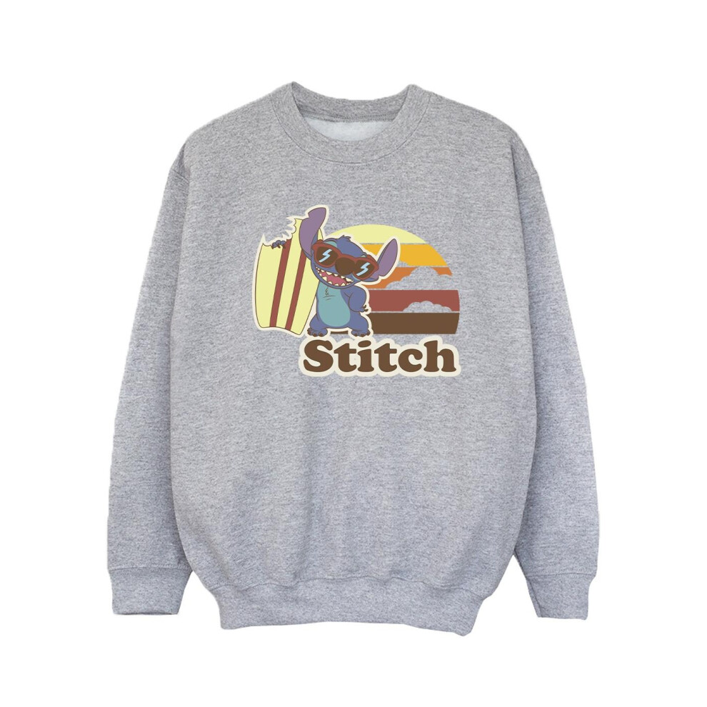 Lilo And Stitch Bitten Surfboard Sweatshirt