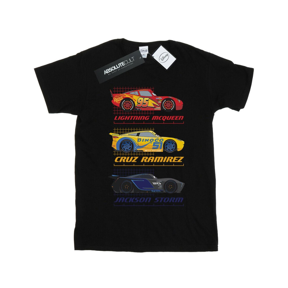 Cars Racer Profile Cotton Boyfriend T-Shirt