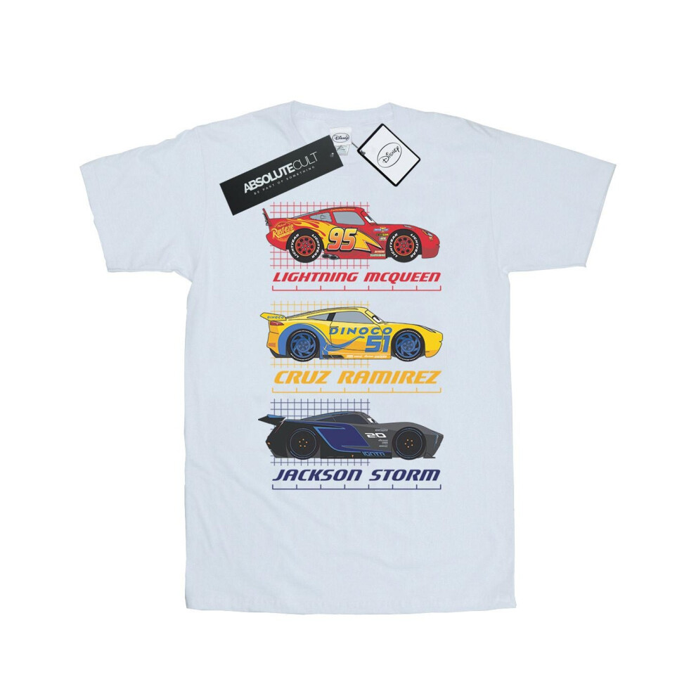 Cars Racer Profile Cotton Boyfriend T-Shirt