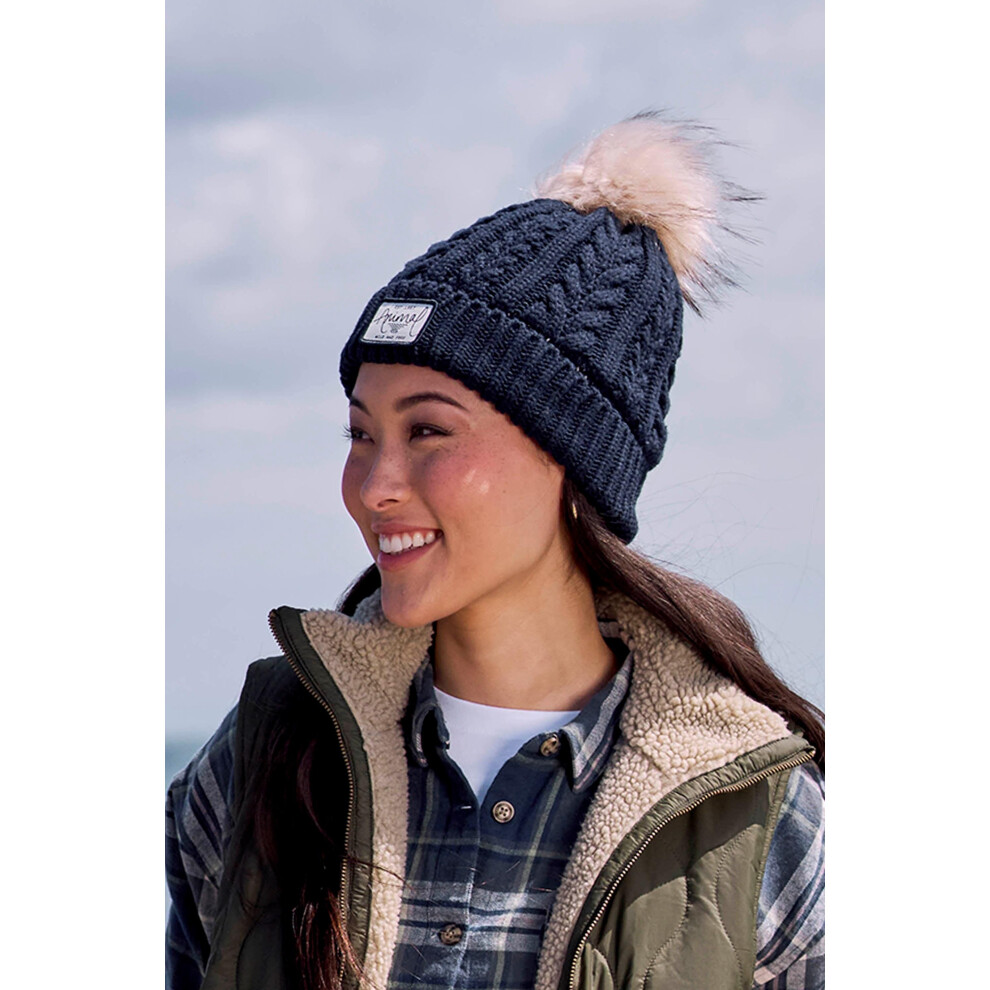 (One Size, Navy) Animal Womens/Ladies Becky Recycled Winter Hat