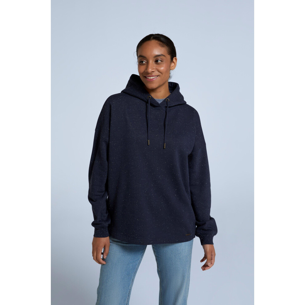 (10 UK, Navy) Animal Womens/Ladies Amber Organic Relaxed Fit Hoodie