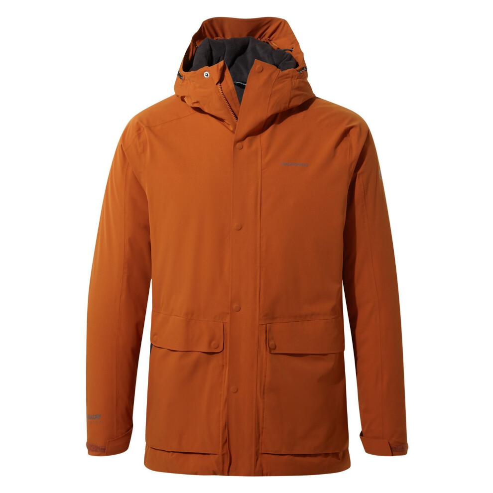 (L, Blue Navy/Linckia Blue) Craghoppers Mens Lorton Waterproof Jacket