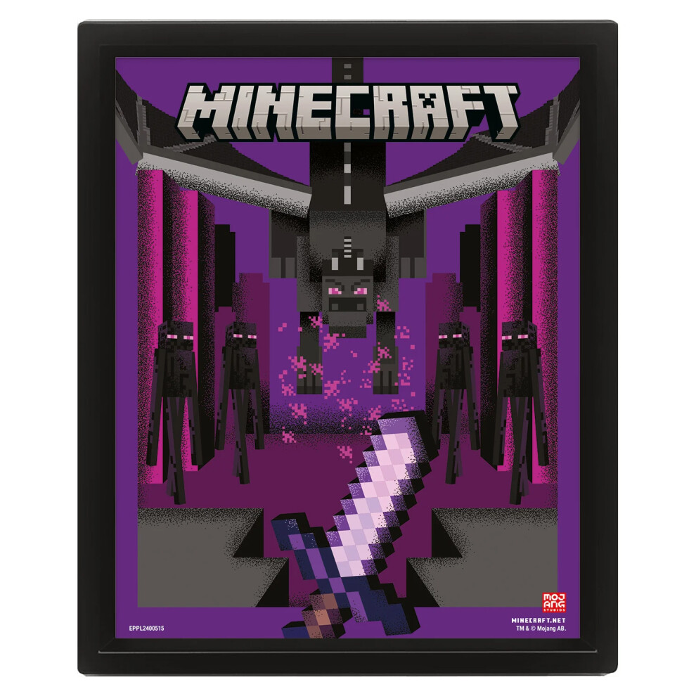 Minecraft Logo 3D Lenticular Poster