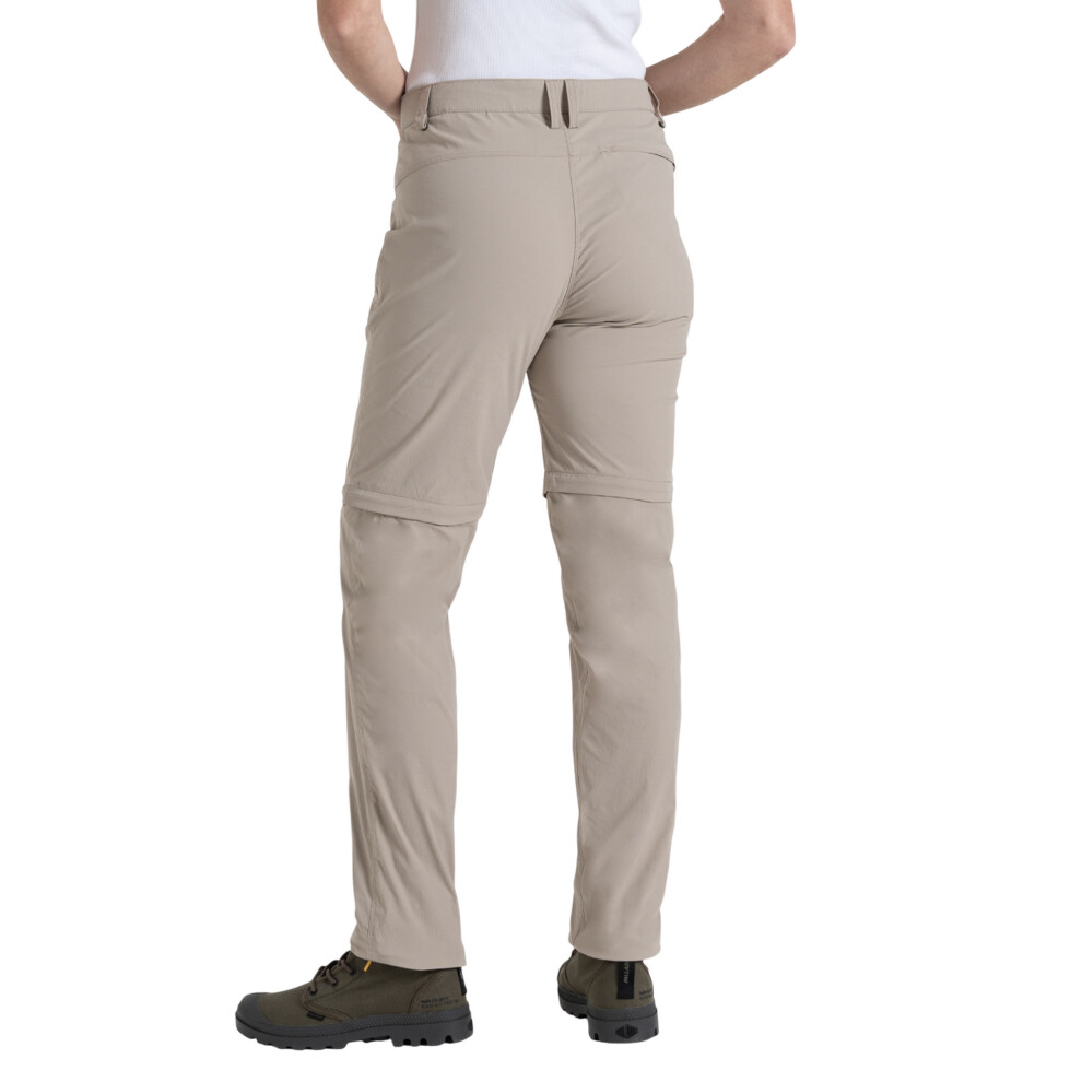 Craghoppers (8 Uk L, Soft Mushroom) Womens/Ladies Pro Iii Nosilife Convertible Trousers