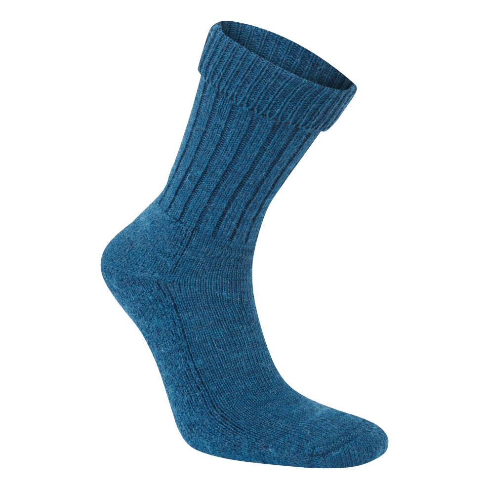 (9 UK-12 UK, Poseidon Blue Marl) Craghoppers Unisex Adult Hiker Wool Boot Socks