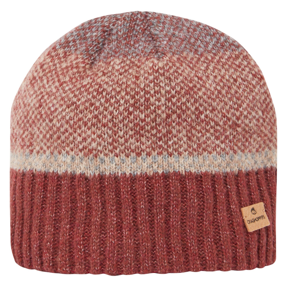 (S-M, Axinite Red) Craghoppers Mens Forster Beanie