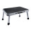 Anti Slip Folding Metal Step Stool Foldable Collapsible Kitchen Steel 1