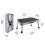Anti Slip Folding Metal Step Stool Foldable Collapsible Kitchen Steel 3