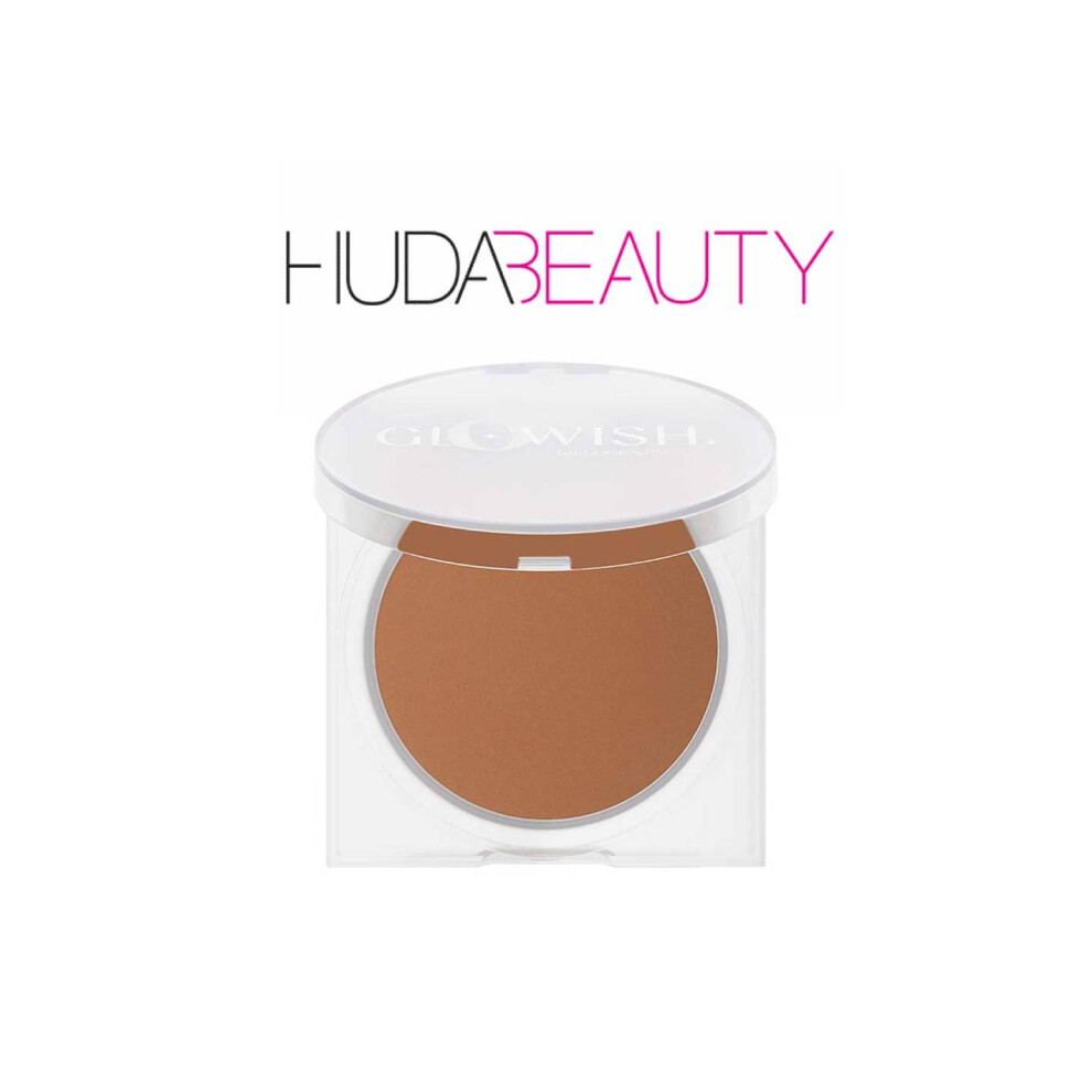 Huda Beauty GloWish Luminous Pressed Powder 09 Extra Tan GENUINE