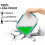 Glass Meal Prep Containers With Snap Lock Lids - Set 10 Green 4
