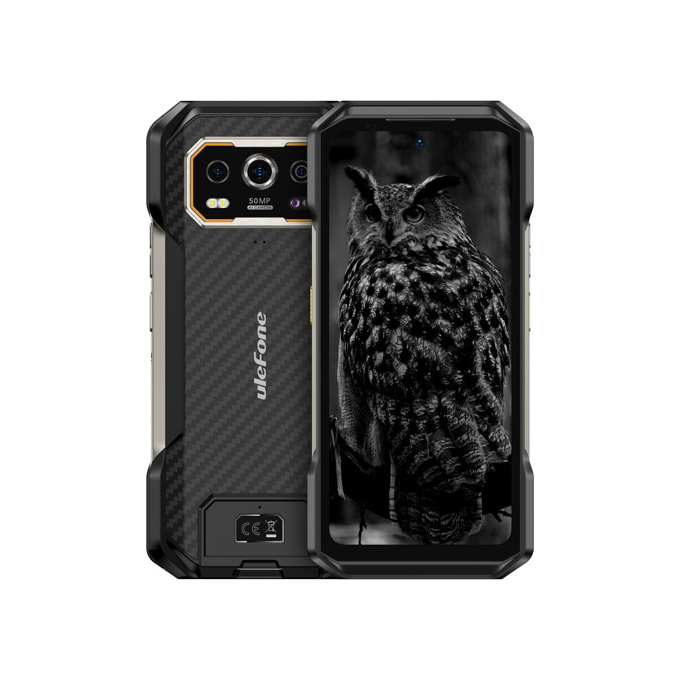 Ulefone Armor 27 Rugged Phone, 12GB+256GB, Night Vision, 10600mAh, 6.78 inch Android 14 MediaTek Helio G99 Octa Core, Network: 4G, NFC, OTG (Black)