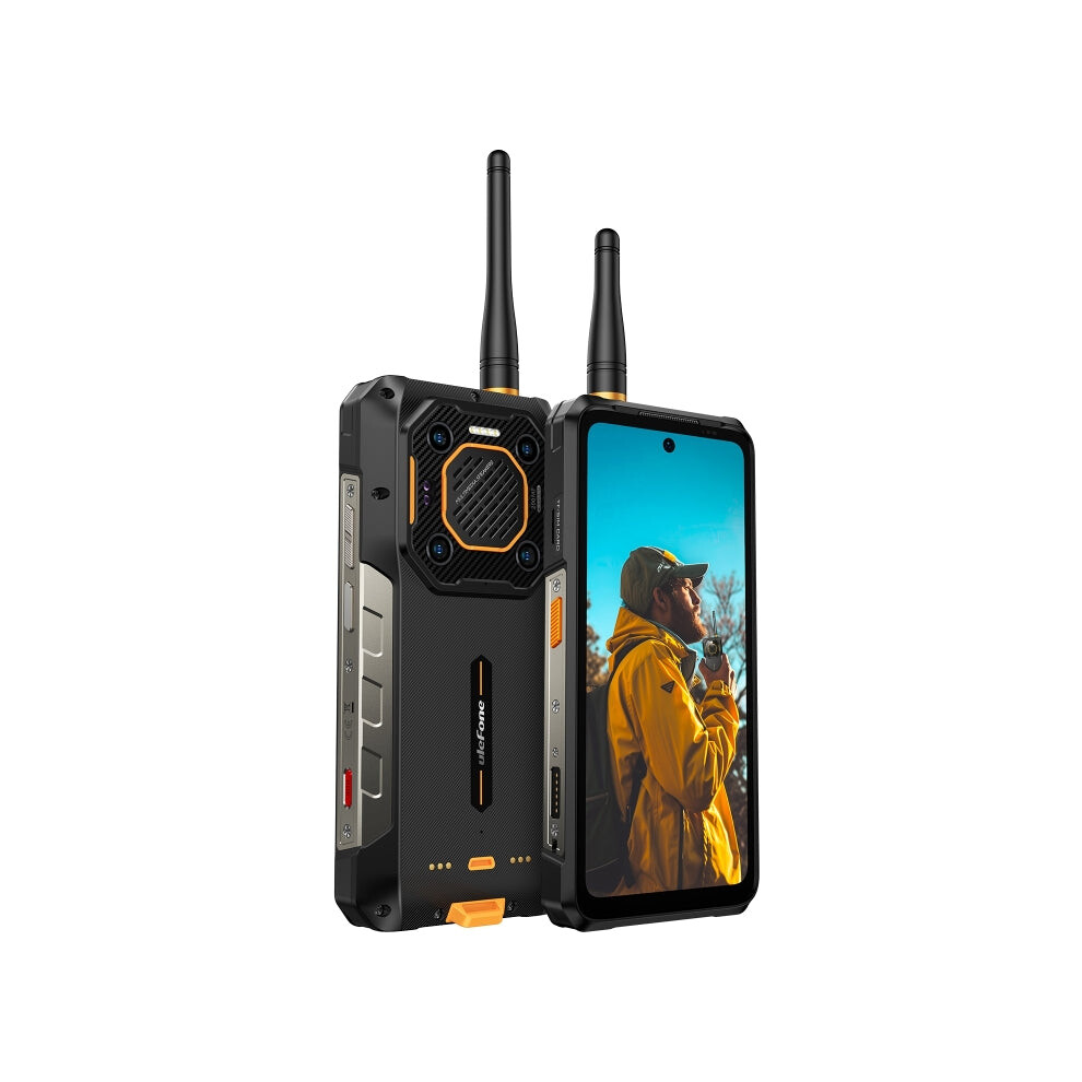 Ulefone Armor 26 Ultra Walkie-Talkie Version Rugged Phone, 12Gb+512Gb, 6.78 Inch Android 13 Mediatek Dimensity 8020 Octa Core, Network: 5G, Nfc(Black) Black