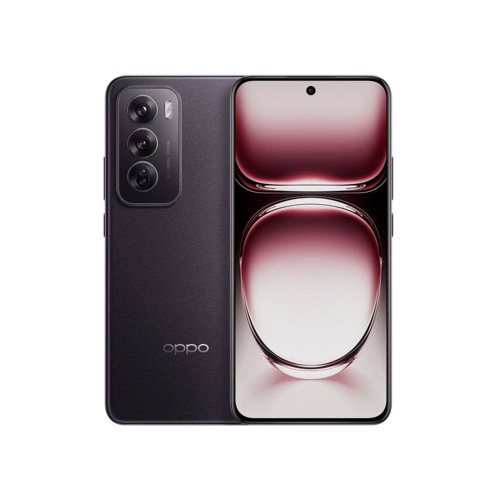 Oppo Reno12 Ai Phone, 12Gb+256Gb, Screen Fingerprint, 6.7 Inch Coloros 14.1 Dimensity 8250 Octa Core Up To 3.1Ghz, Nfc, Otg, Network: 5G (Black)