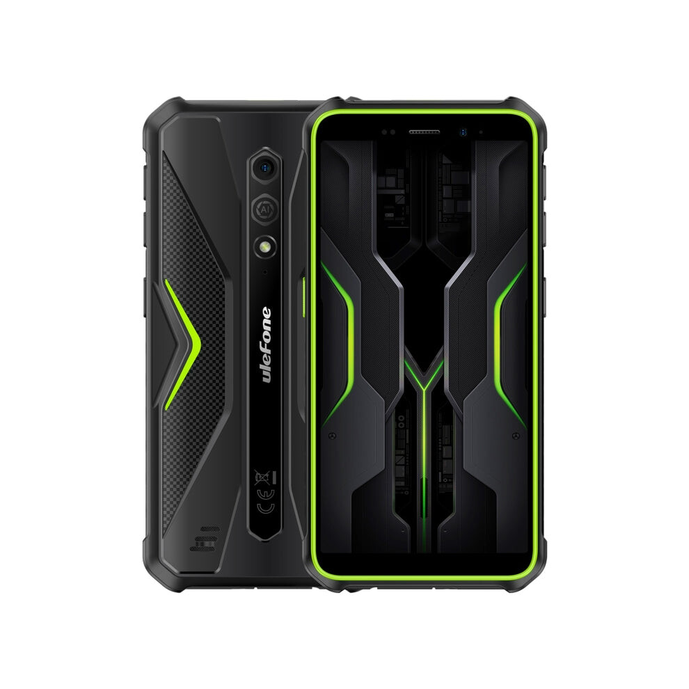 Ulefone Armor X12 Pro, 4Gb+64Gb, Ip68/Ip69k Rugged Phone, 5.45 Inch Android 13 Mediatek Helio G36 Octa Core, Network: 4G, Nfc(Less ) Green