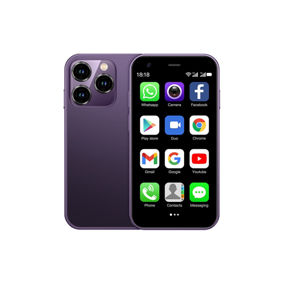 Soyes Xs15, 2Gb+16Gb, 3.0 Inch Android 8.1 Mtk6580 Quad Core Up To 1.3Ghz, Bluetooth, Wifi, Gps, Network: 3G, Dual Sim (Purple) Purple 740441813370