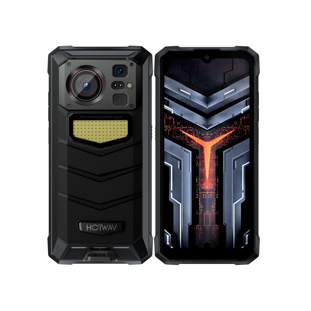 Hotwav W11 Rugged Phone, 6Gb+256Gb, Night Vision, 20800Mah, 6.6 Inch Android 13 Mt8788 Octa Core, Network: 4G, Otg, Recording Call (Cosmic ) Black 740441813486