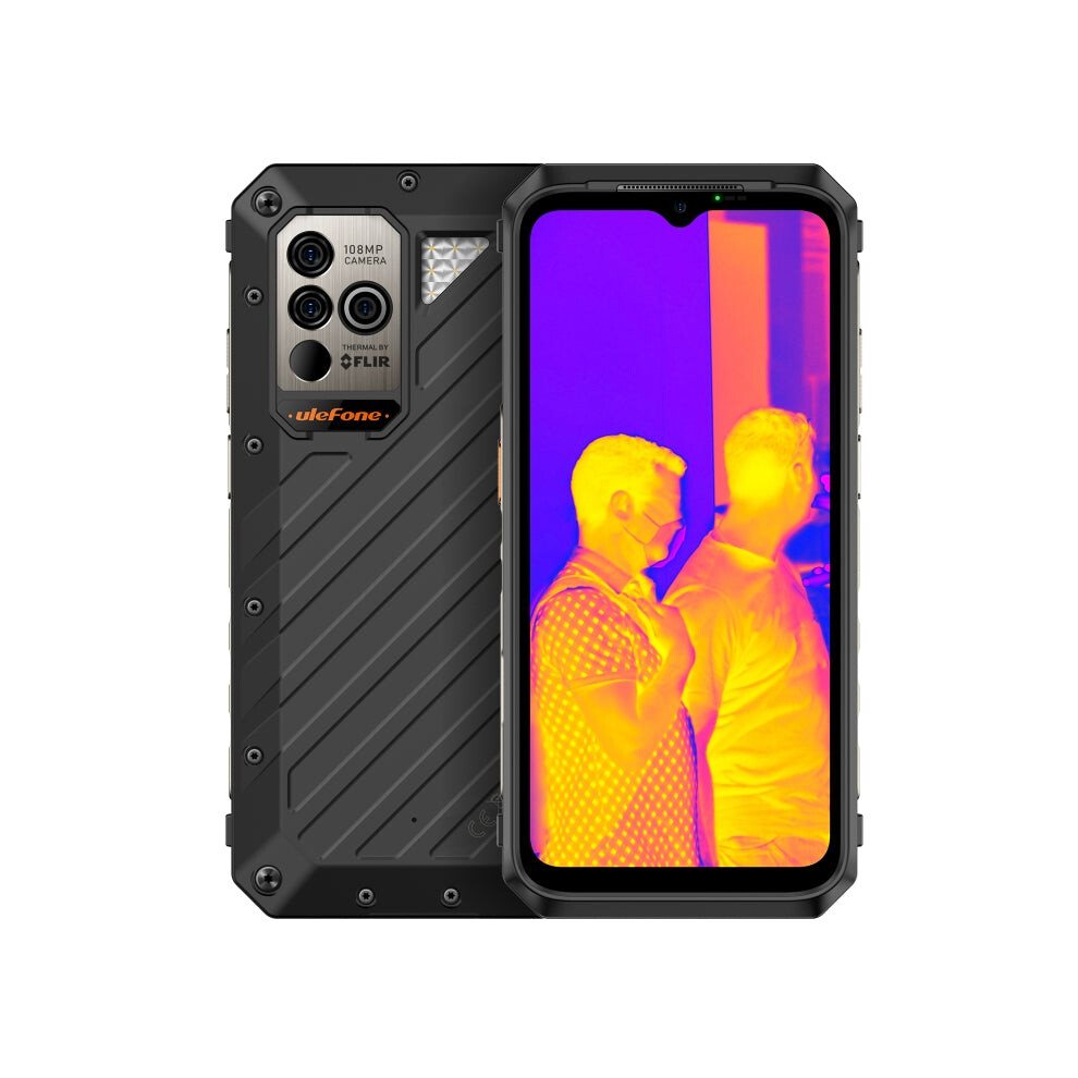 Ulefone Power Armor 19T Rugged Phone,  Thermal Imaging Camera, 108MP Camera, 12GB+256GB