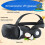 3D Virtual Reality Gaming Glasses Immersive VR Smart Glasses(Black) 12