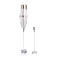 Electric Milk Frother Foamer Double Spring Triple Spring Stainless Steel Mixer