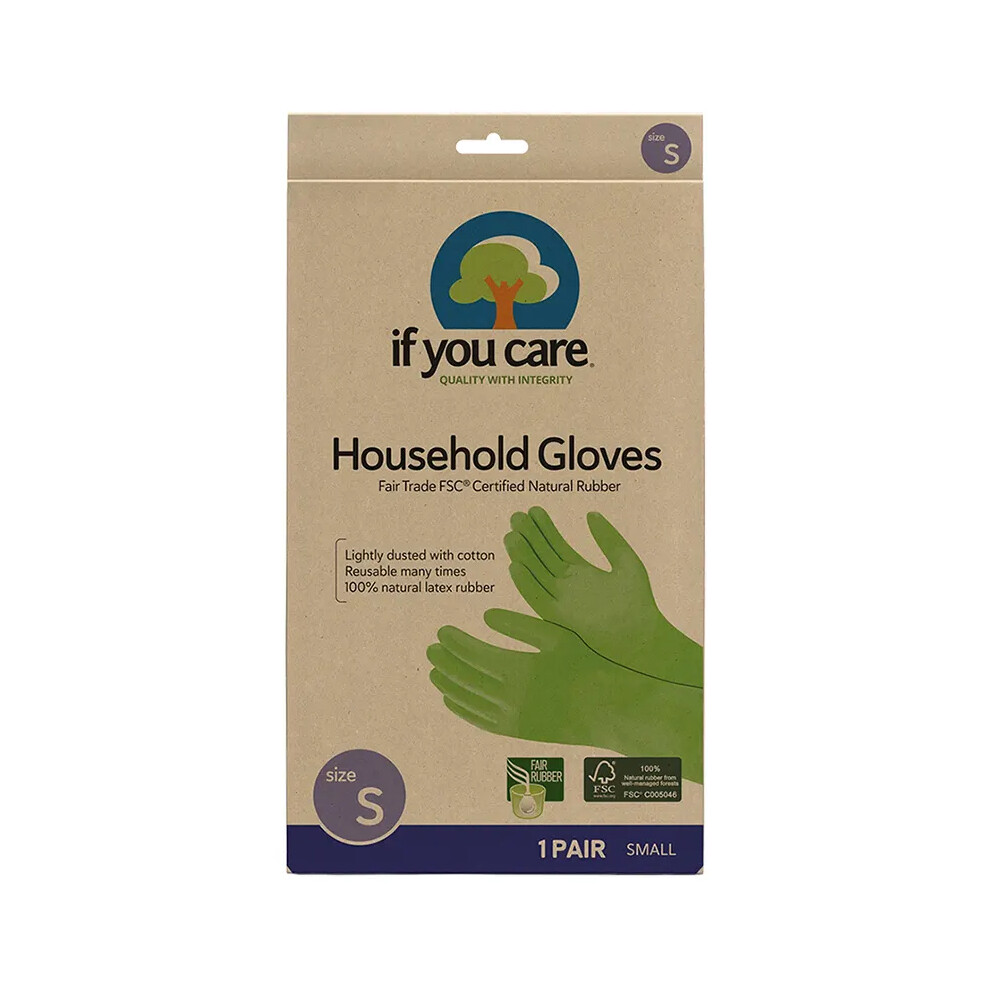If You Care 1209964 Household Gloves - Small - 1 Pair-image-OPC-PQDDBC-NEW