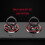 ROCK 360 Degree Rotation Finger Spinner Ring Holder(Red) 9