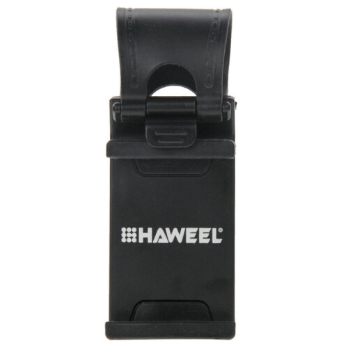HAWEEL Universal Car Steering Wheel Phone Mount Holder(Black) 2