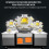 LED Five-headed Aircraft Light USB Rechargeable Headlamp Mining Light 5