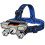 LED Five-headed Aircraft Light USB Rechargeable Headlamp Mining Light 2